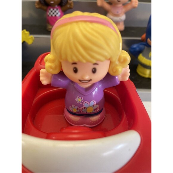 Fisher Price Little People Mixed Lot of 8 Batman Barbie Baby Musical Car Drivers - Picture 3 of 16